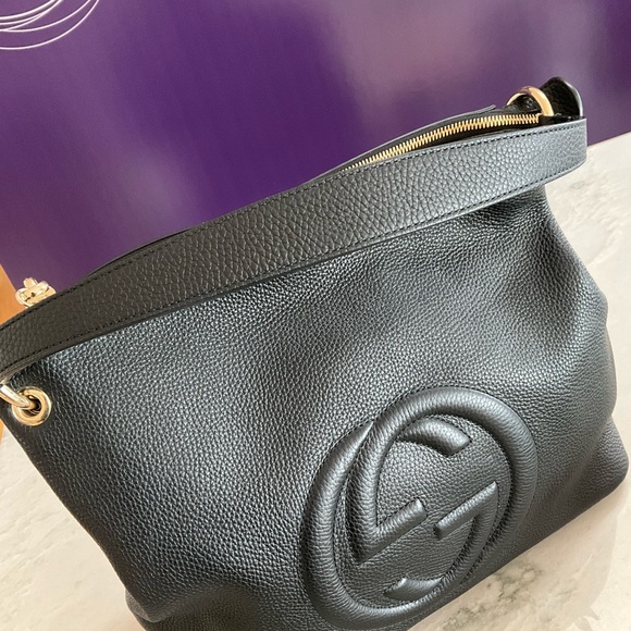 Sold Gorgeous Gucci Soho Tote black - Picture 7 of 16